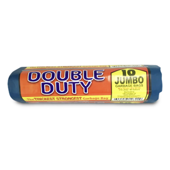DOUBLE DUTY GARBAGE BAGS JUMBO 10'S