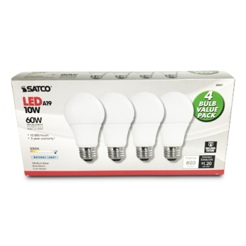 SATCO LED A19 60W BULB 