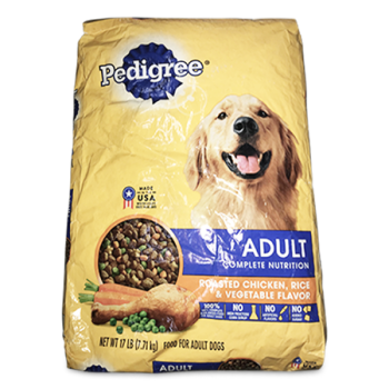 PEDIGREE ROASTED CHICKEN, RICE & VEG DOG CHOW 1.59KG 