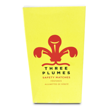 THREE PLUMES SAFETY MATCHES 