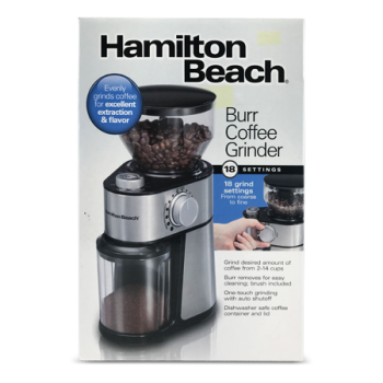HAMILTON BEACH BURR COFFEE GRINDER