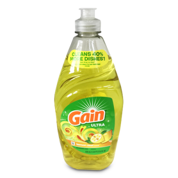 GAIN ULTRA LEMON ZEST DISHWASHING SOAP 638ML