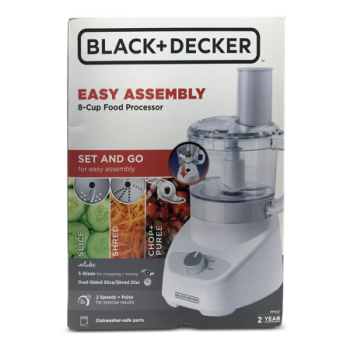 BLACK+DECKER FOOD PROCESSOR 8CUP