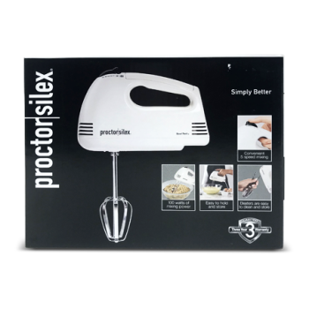 PROCTOR SILEX HAND MIXER WHITE 