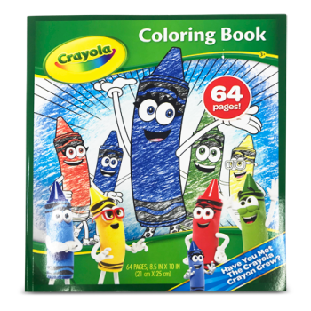 CRAYOLA COLOURING BOOK 64PAGES 