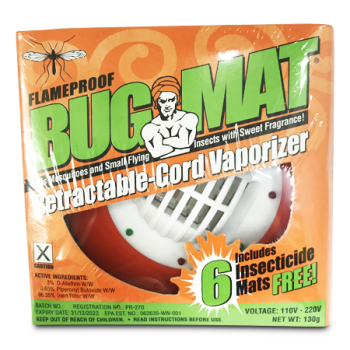 FLAMEPROOF BUGMAT RETRACTABLE CORD VAPORIZER 130G