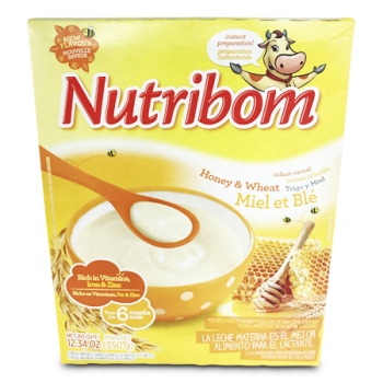 NUTRIBOM WHEAT & HONEY CEREAL 350G