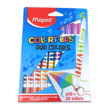 MAPED COLOR'PEPS DUO COLORS