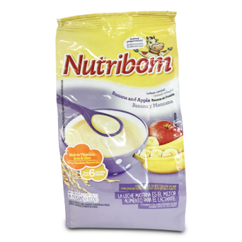 NUTRIBOM BANANA & APPLE CEREAL 230G