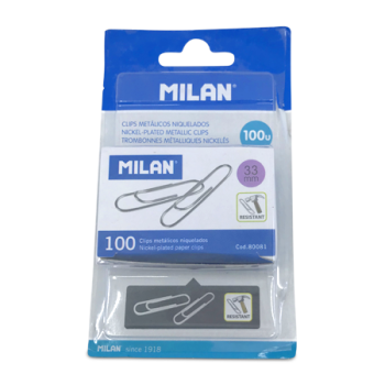 MILAN 100 PAPER CLIPS 
