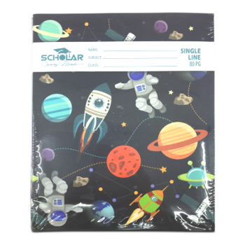 SCHOLAR SINGLE LINE 80PG 