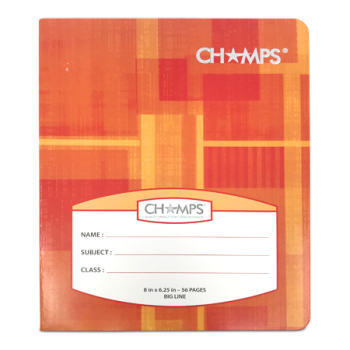 CHAMPS 8"X6.25" 56PG