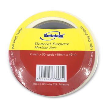 BETTATAPE GENERAL PURPOSE MASKING TAPE 3/4"X50YRDS 