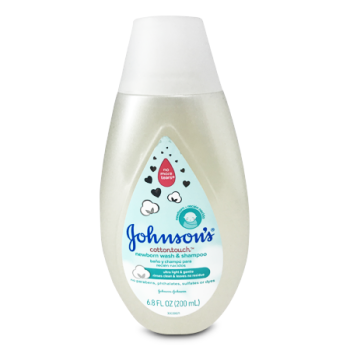 JOHNSON'S NEWBORN WASH & SHAMPOO 200ML