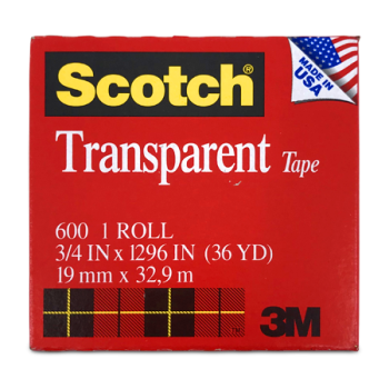 SCOTCH TRANSPARENT TAPE 36YD 