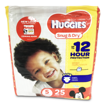 HUGGIES SNUG & DRY STEP 5 25'S