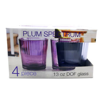PLUM SPECTRUM 13OZ 4PCS 