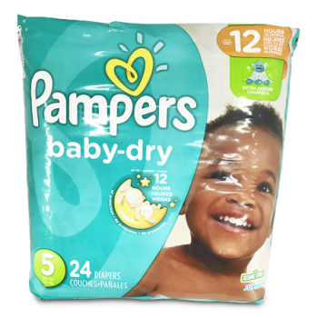 PAMPERS BABY DRY STAGE 5 24'S