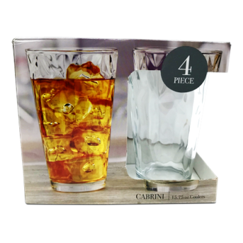 CABRINI GLASS 4PCS