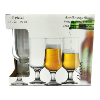 BEER/BEVERAGE GLASS 6PCS 