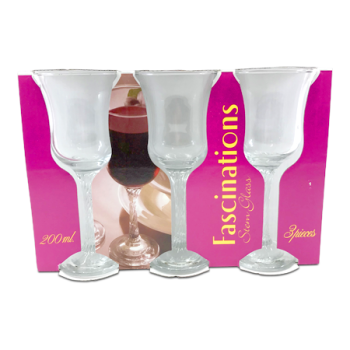 FASCINATIONS STEM GLASS 3PCS 