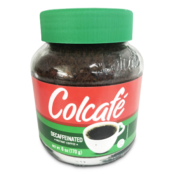 COLCAFE DECAFFEINATED INSTANT COFFEE 170G