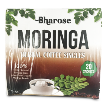 BHAROSE MORINGA HERBAL COFFEE TEA BAGS 20'S