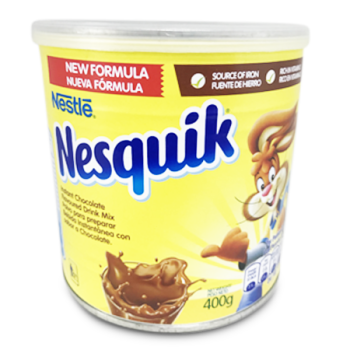 NESTLE NESQUIK CHOC TIN  400G