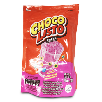 CHOCO LISTO STRAWBERRY DRINK 200G