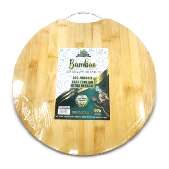 ESSENTIALS BAMBOO CHOPPING BOARD 13.4X13.4"