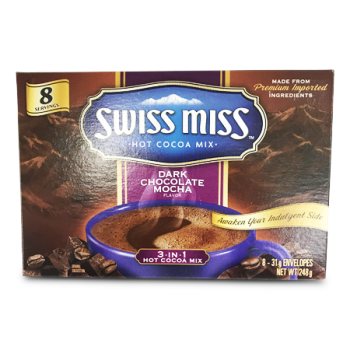 SWISS MISS DARK CHOCOLATE MOCHA 3IN1 MIX 8X31G