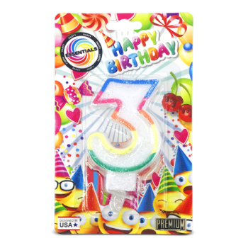 ESSENTIALS BIRTHDAY CANDLE NO. 3
