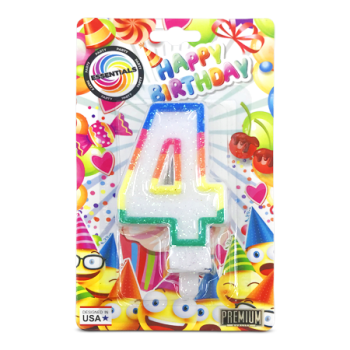 ESSENTIALS BIRTHDAY CANDLE NO. 4