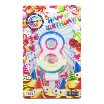 ESSENTIALS BIRTHDAY CANDLE NO. 8