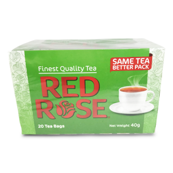 RED ROSE BLACK TEA 20'S