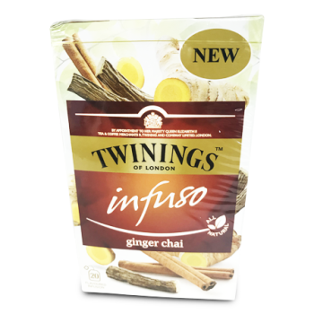 TWININGS INFUSO GINGER CHAI 20'S