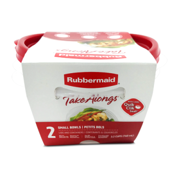 RUBBERMAID TAKE ALONGS 2PCS 3.2 CUPS 