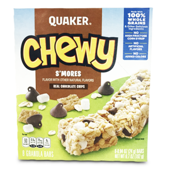QUAKER CHEWY S'MORES 192G