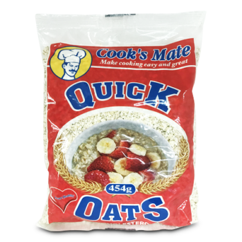 COOK'S MATE QUICK OATS 454G