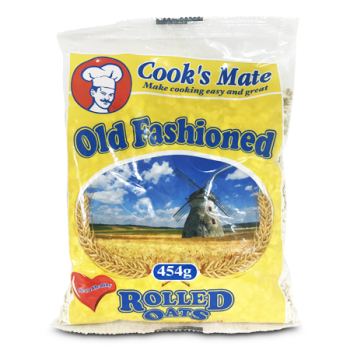 COOK'S MATE OLD FASHIONED ROLLED OATS 454G