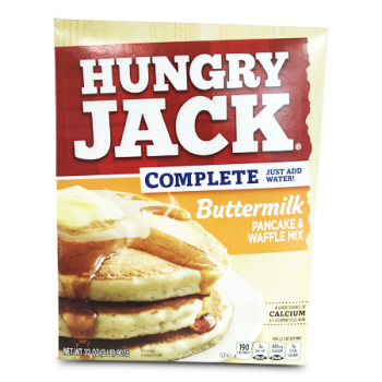 HUNGRY JACK COMPLETE BUTTERMILK PANCAKE & WAFFLE MIX 907G