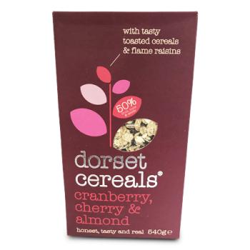 DORSET CEREALS CRANBERRY CHERRY & ALMOND MUESLI 540G