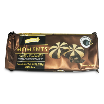 COLOMBINA MOMENTS CHOCO FILL COOKIES 15G