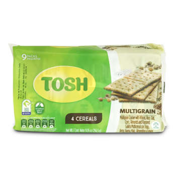 TOSH MULTIGRAIN CRACKERS 9.05OZ 
