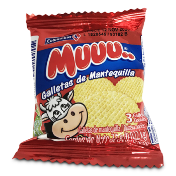 COLOMBINA MUUU BUTTER CREAM COOKIES 19.5G