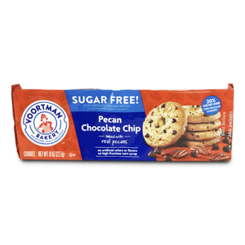 VOORTMAN SUGAR FREE PECAN CHOCOLATE CHIP COOKIES 227G