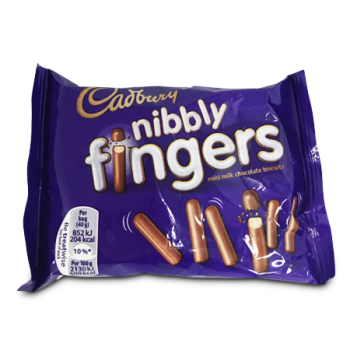 CADBURY NIBBLY FINGERS 40G