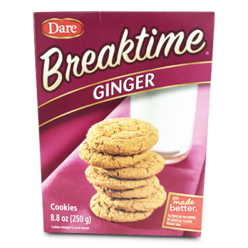 DARE BREAKTIME GINGER COOKIES 250G