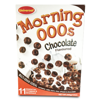 UNIVERSAL MORNING OOO'S CHOCOLATE 340G