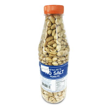 SINGH'S NO SALT PEANUTS 454G